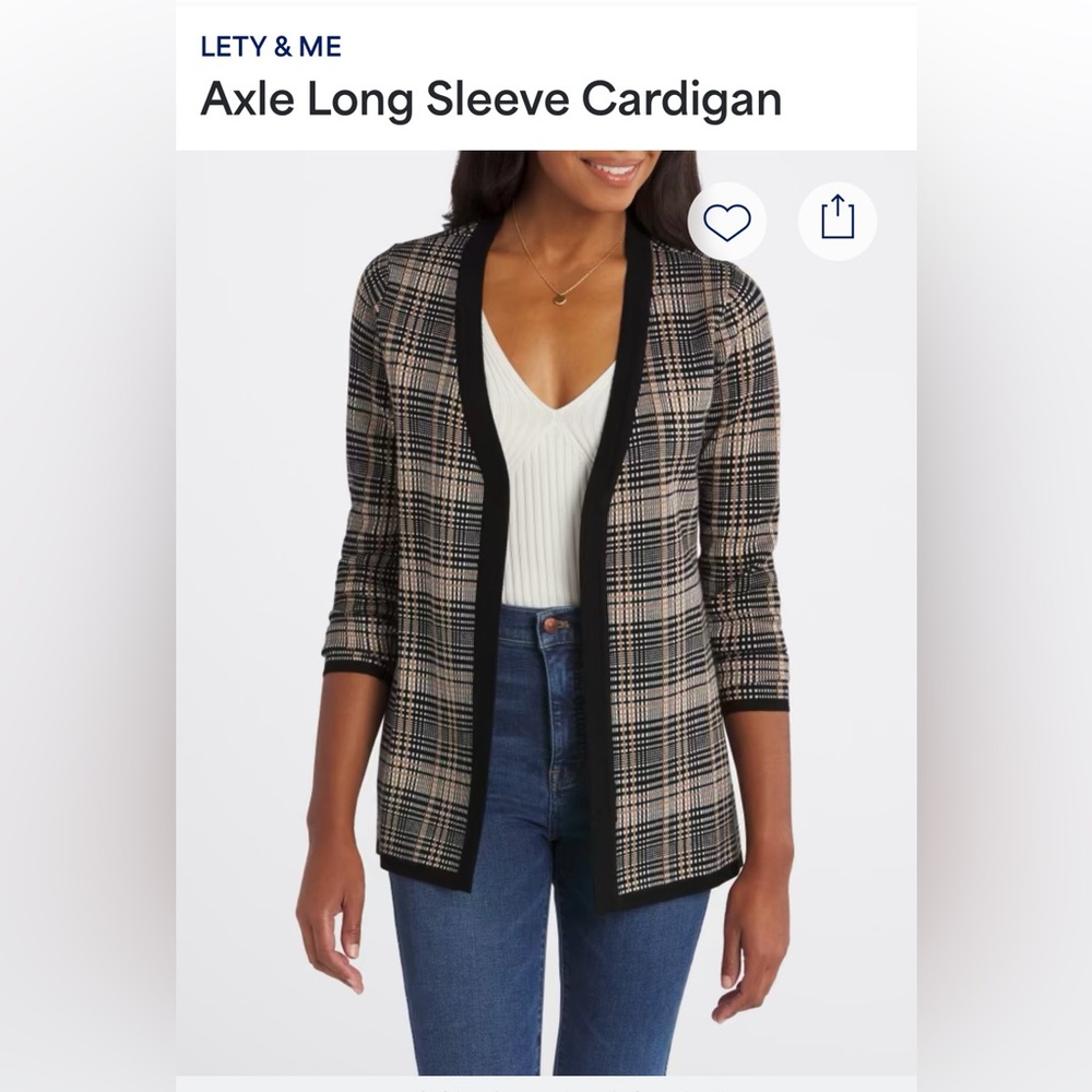 Axle Long Sleeve Cardigan 

Size Medium